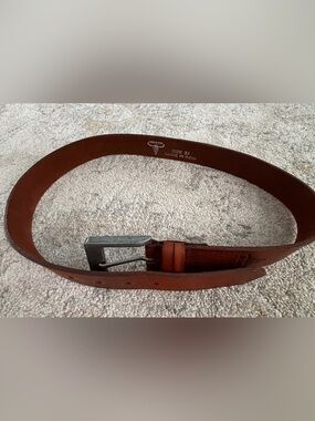American Bison Men’s Brown Genuine Leather Belt Size 32